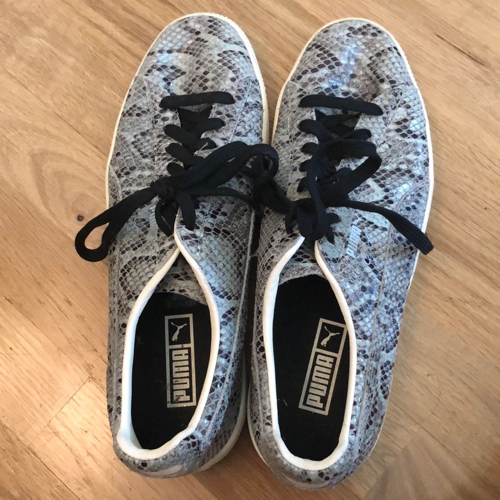 Snakeskin puma Clyde